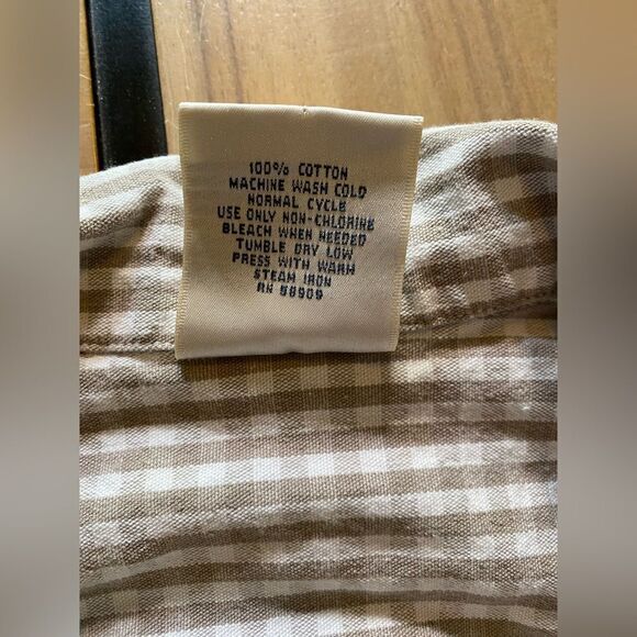 Copper key plaid cover up - Picture 3 of 6